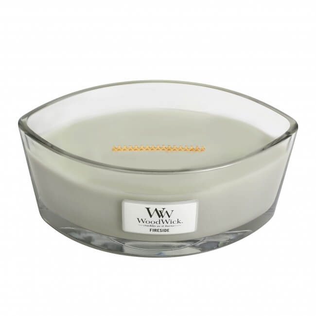 Bougie parfumée Woodwick "Au coin du feu" Cocoonly